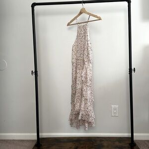 Joie Lamberta Pintucked Ruffle Dress Women's 8 Tiered Flounce Silk